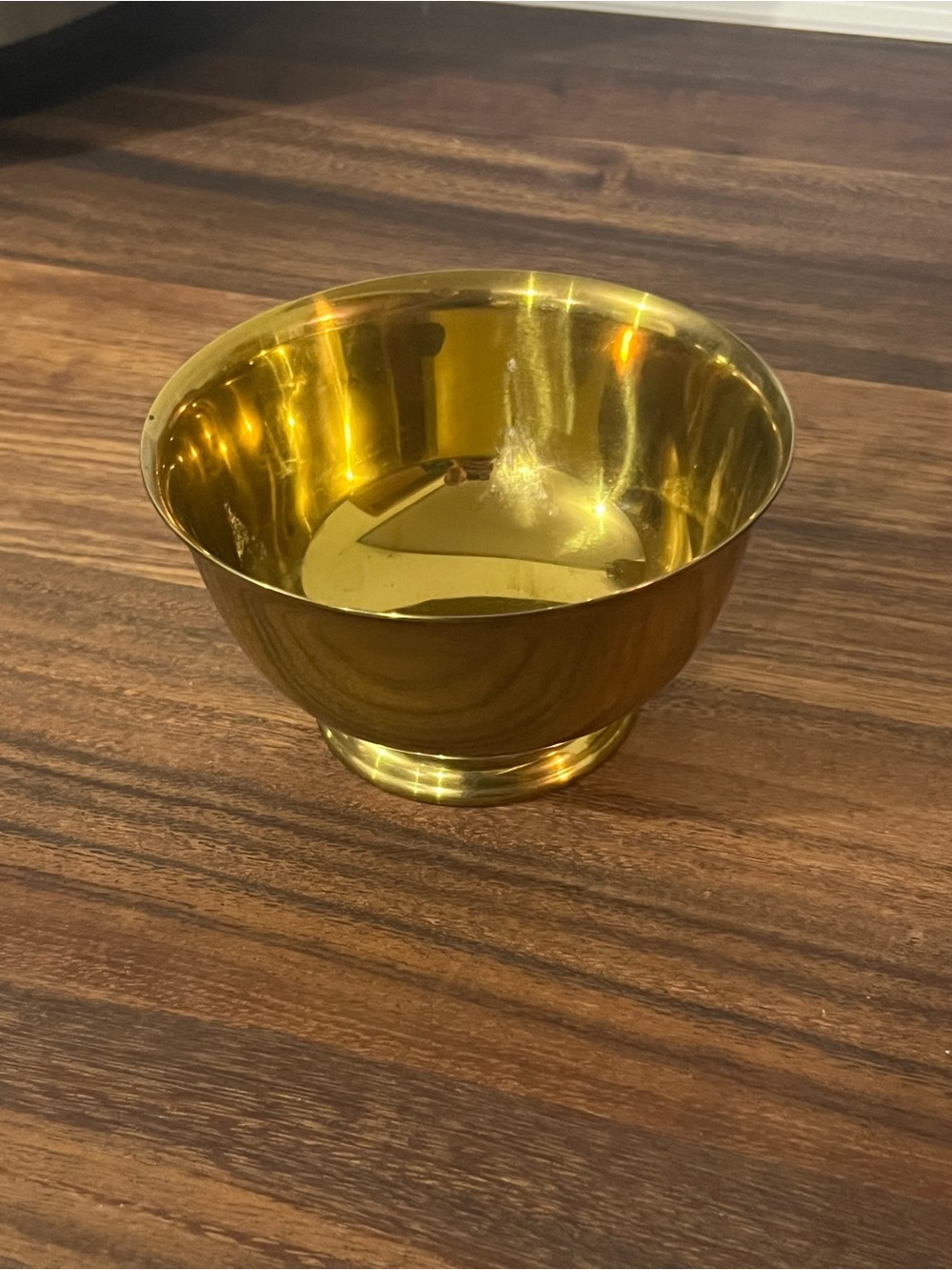 Brass Decorative Bowl - Shiny Gold Finish